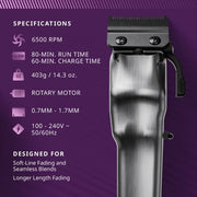 Wahl Professional All-Metal Legend+ Cord/Cordless Clipper | 3027401 - Magnus SupplyWahl