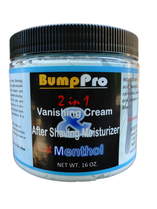 BumpPro 2in1 Vanishing Cream with menthol 16oz - MagnusSupplyBumpPro