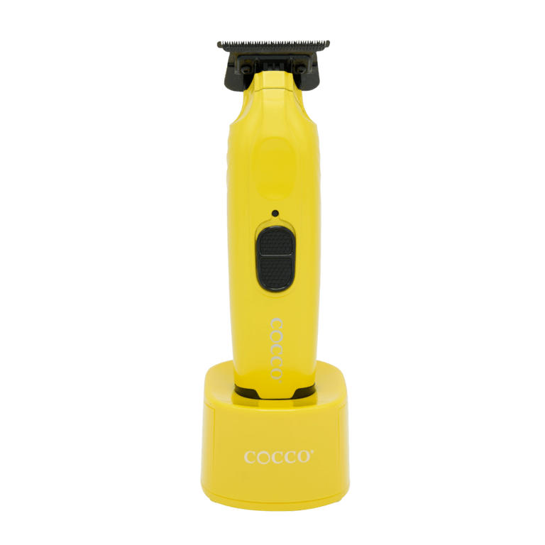 COCCO Hyper Veloce Pro Trimmer in yellow – lightweight professional trimmer with long battery life
