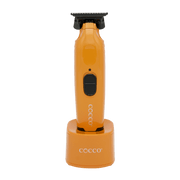 COCCO Hyper Veloce Pro Trimmer in orange – high-performance cordless hair trimmer for barbers and stylists