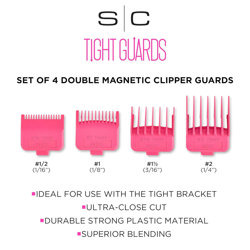 GAMMA+ Dub Magnetic Tight Clipper Guards 4-pack - MagnusSupplyGamma+
