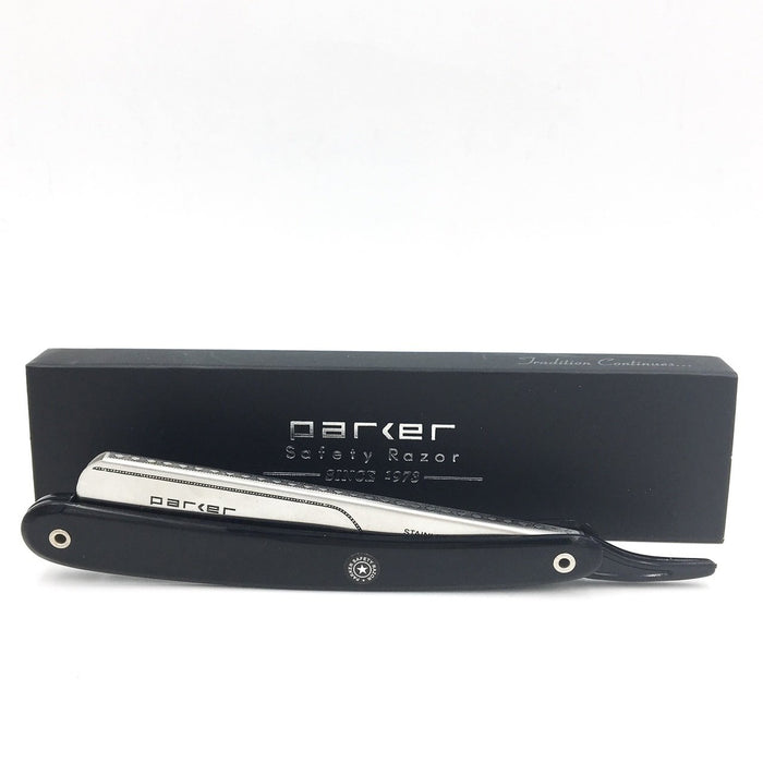 Parker Matte Black Professional Barber Razor - SRXBLK