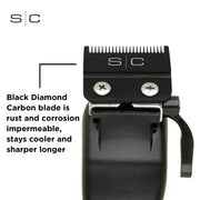 Stylecraft Replacement Fixed Black Diamond Fade Clipper Blade SCFBDFB - Magnus SupplyStyleCraft