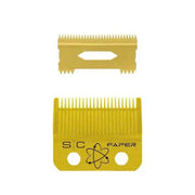 Stylecraft Replacement Fixed Gold Titanium Faper Blade Set | SC525G - Magnus SupplyStylecraft