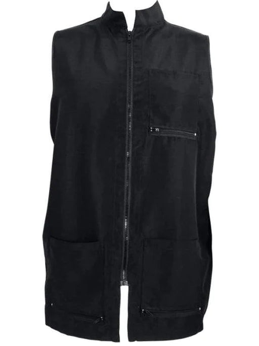 Vincent China Collar Vest Black - MagnusSupplyVincent