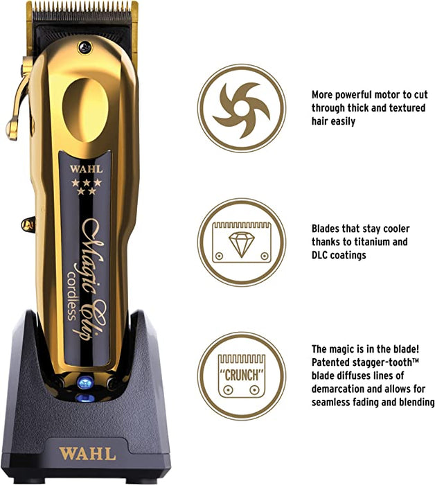 WAHL Magic Clip Cordless Gold Edition - MagnusSupplyWAHL
